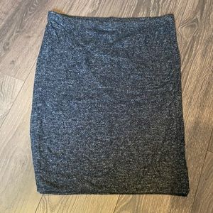 Sweater pencil skirt